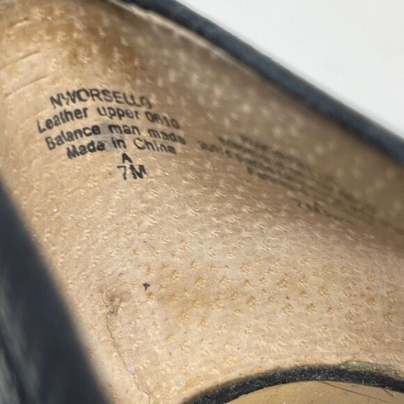 Nine West Women's Orsello Wedge Slip On Shoes Buckle Cap Toe Black Size 7M - Picture 10 of 10